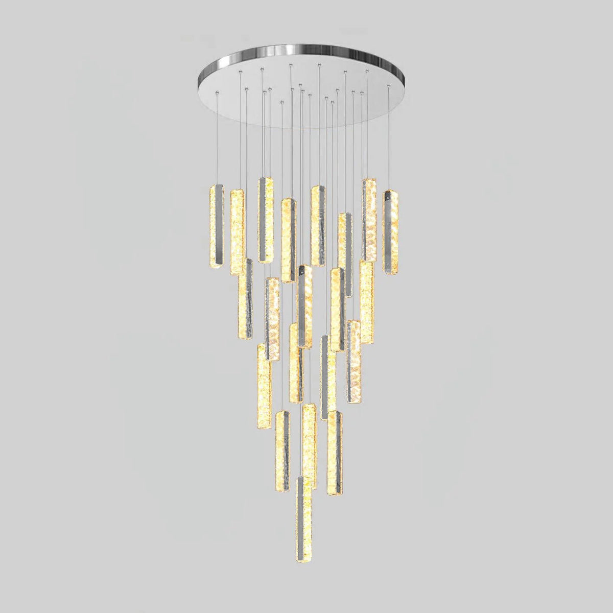 Sorenaria Kroonluchter Villa Forci hanglamp Zilver Modern