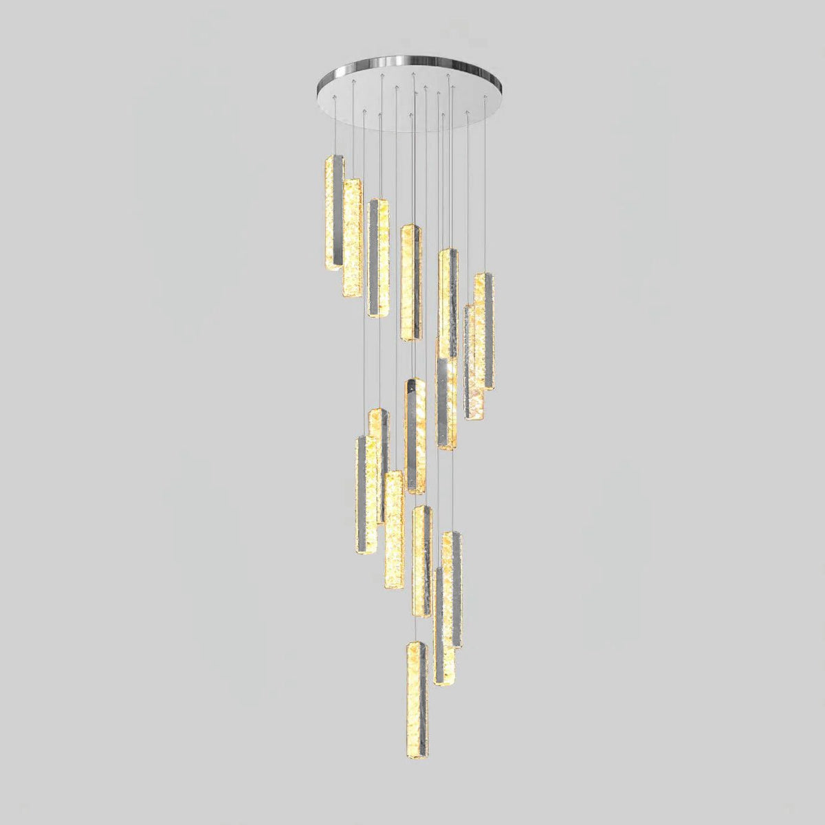 Sorenaria Kroonluchter Villa Forci hanglamp Zilver Modern