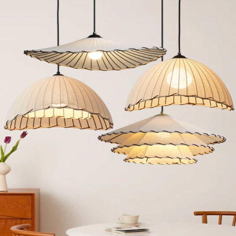 Boho Moderne Grote LED Hanglampen Metaal Stof Woonkamer Eetkamer