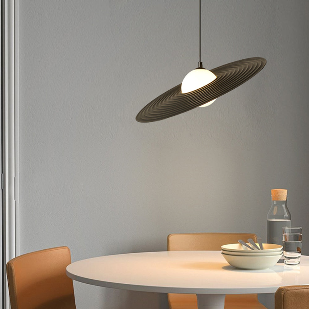 Cairns Moderne Sterren Ring LED Hanglamp Zwart/Wit Metaal Binnen