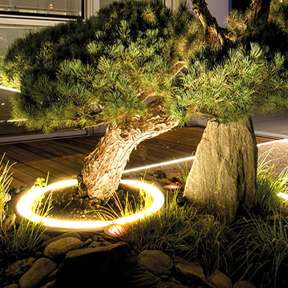Orr Moderne Design LED Buitenlamp Metaal Glas Zwart Tuin