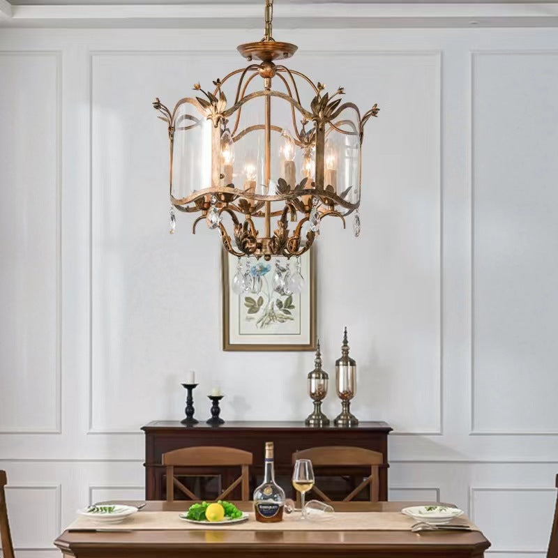Silva Vintage Kooivorm Hanglampen Metaal/Glas Woonkamer/Slaapkamer