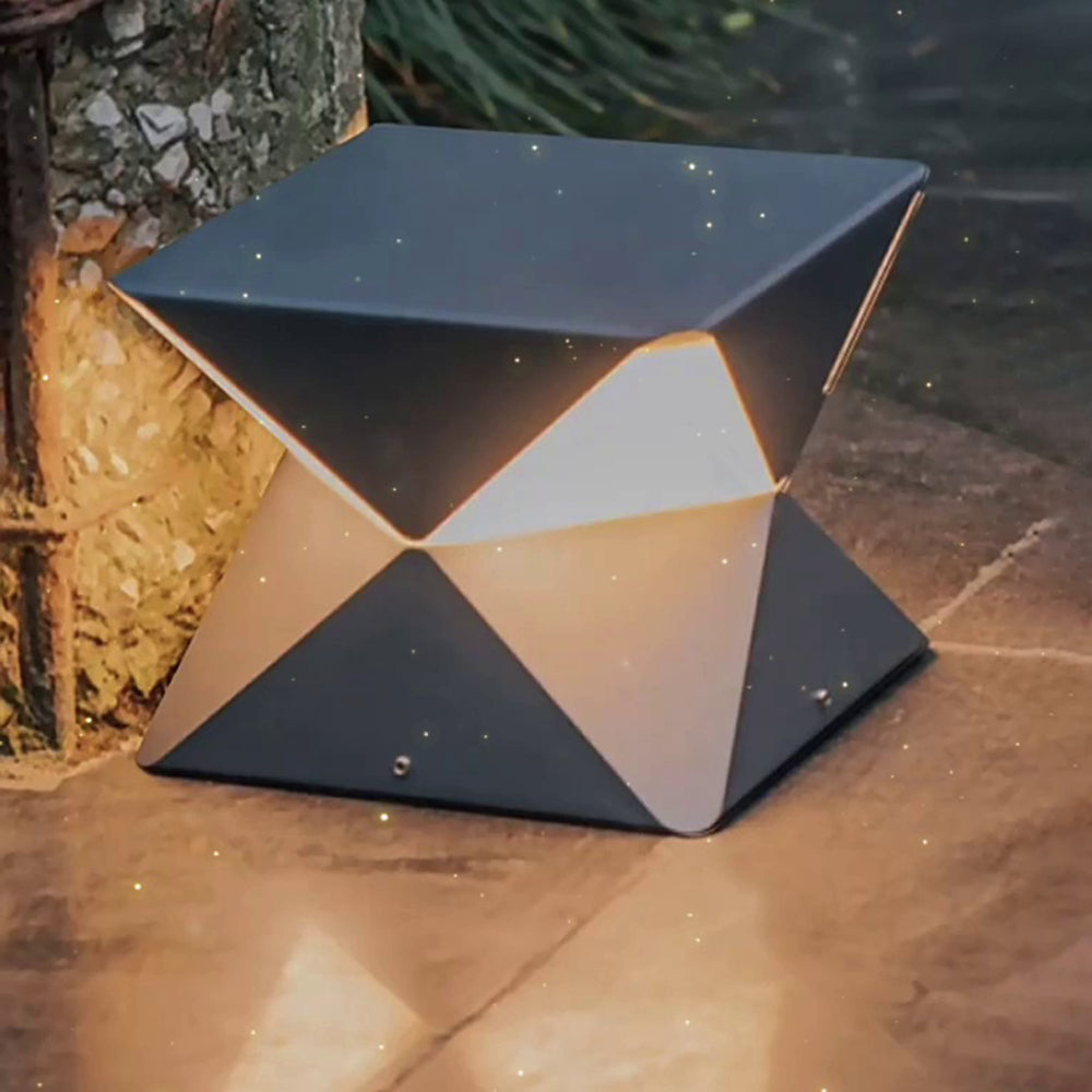 Orr Moderne Design LED Buitenlamp Metaal Glas Zwart Buiten