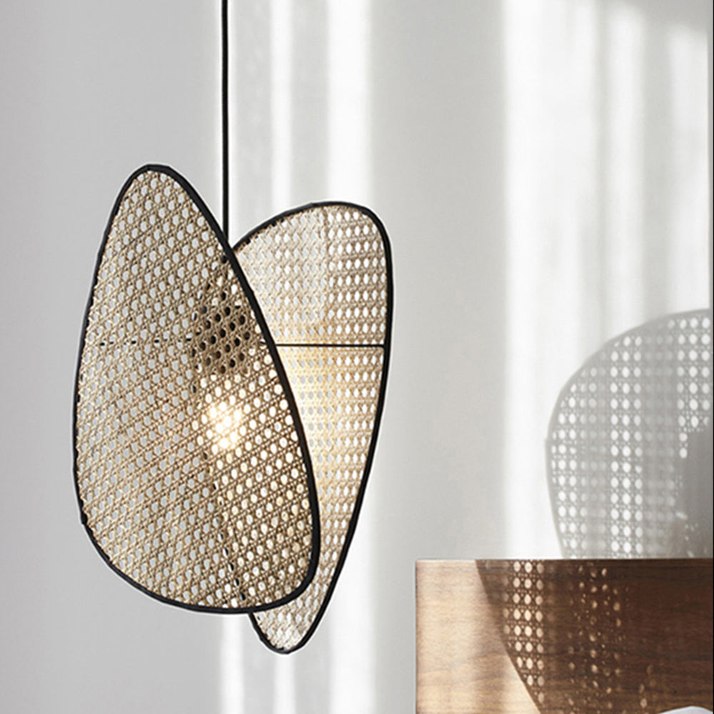 Ritta Design LED Hanglamp Zwart Metaal Eetkamer Rotan Woonkamer