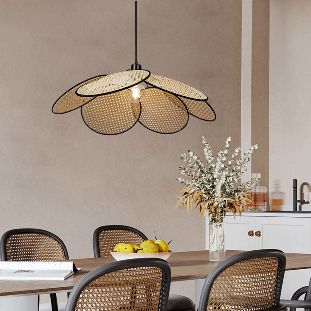 Ritta Retro LED Hanglamp Wit Zwart Metaal Slaapkamer Eetkamer