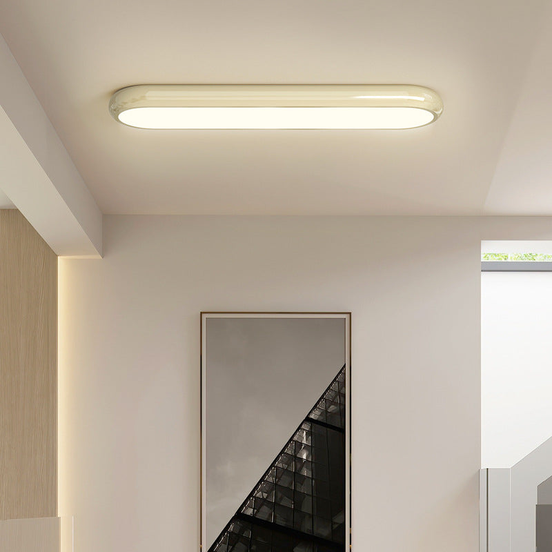 Ozawa Moderne LED Plafondlamp Metaal Acryl Zwart Geel Woonkamer