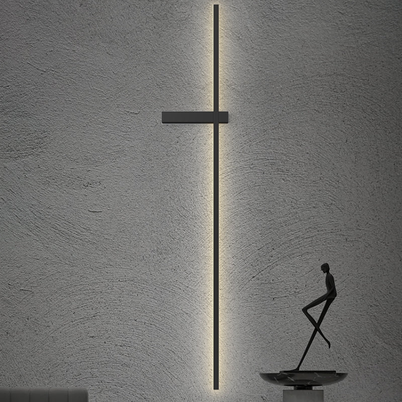 Edge Industriele LED Wandlamp Wit/Zwart/Rood Woon/Slaapkamer Metaal&Acryl
