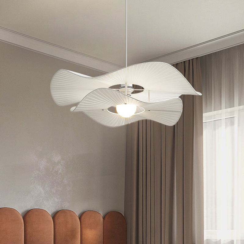 Renée Modern LED Hanglampen Wit Metaal/Textiel Woonkamer
