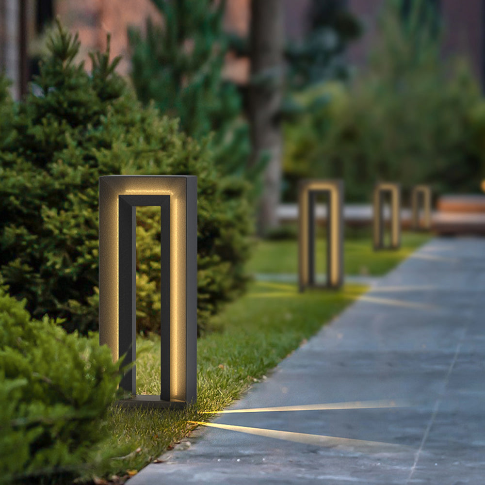 Pena Moderne Loom Vloerlamp Zwart Metaal Buiten Tuin