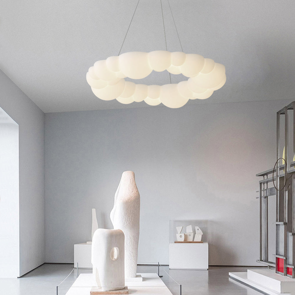 Quinn Design Ronde LED Plafondlamp/Hanglamp Metaal/Acryl Wit Slaap/Woon/Eetkamer