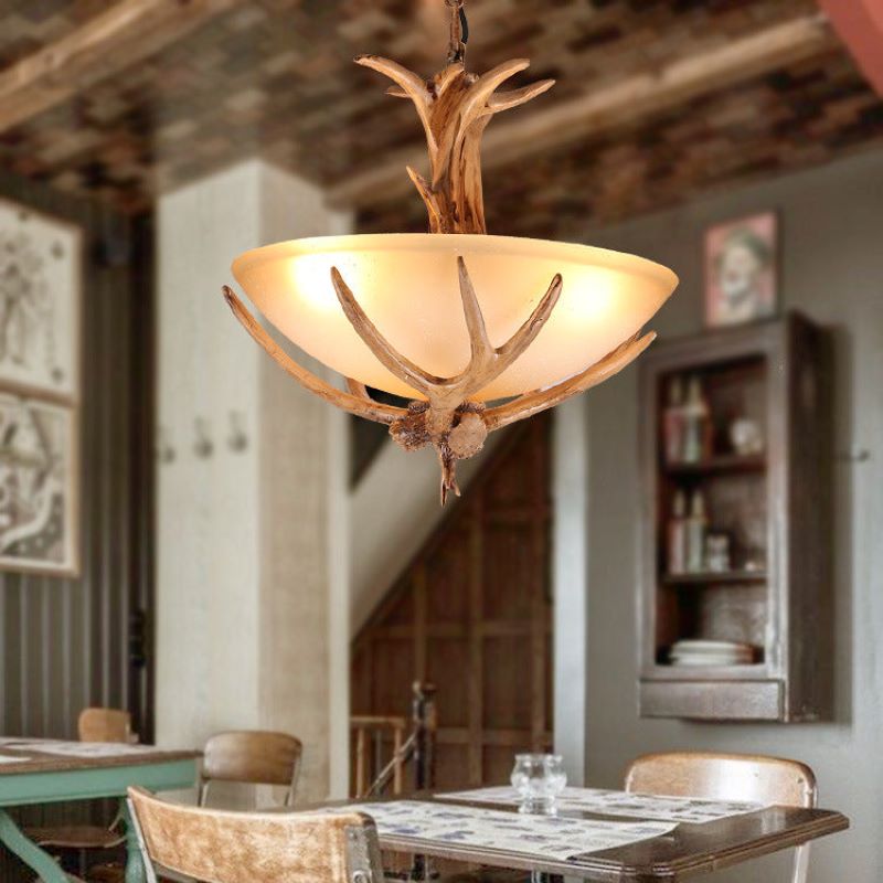 Silva Retro LED Hanglampen Hout Glas Eetkamer/Woonkamer