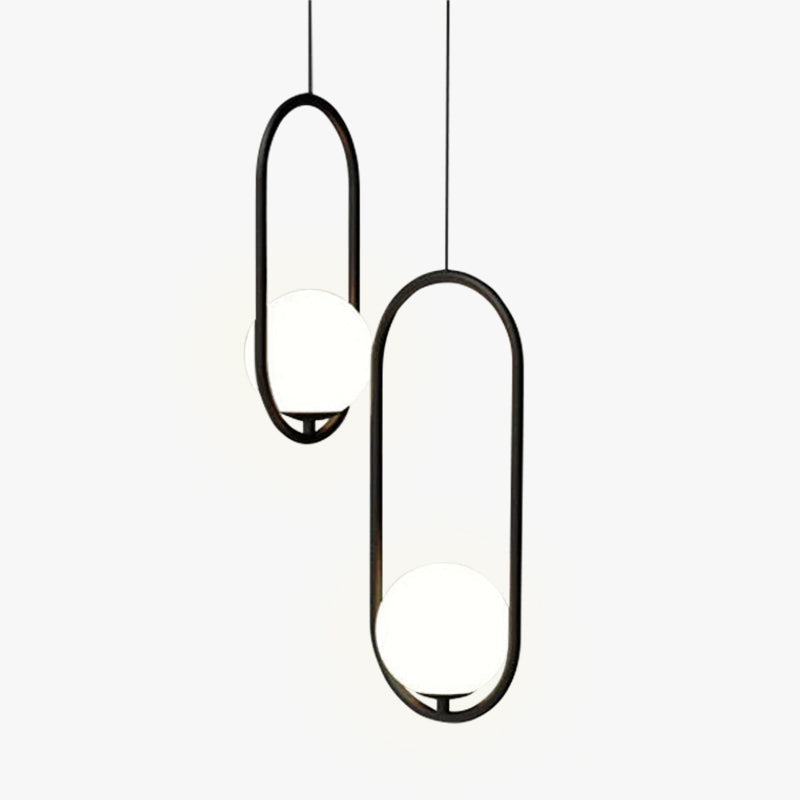 Valentina Vintage Eenvoudig LED Hanglamp Zwart/Messing Slaapkamer