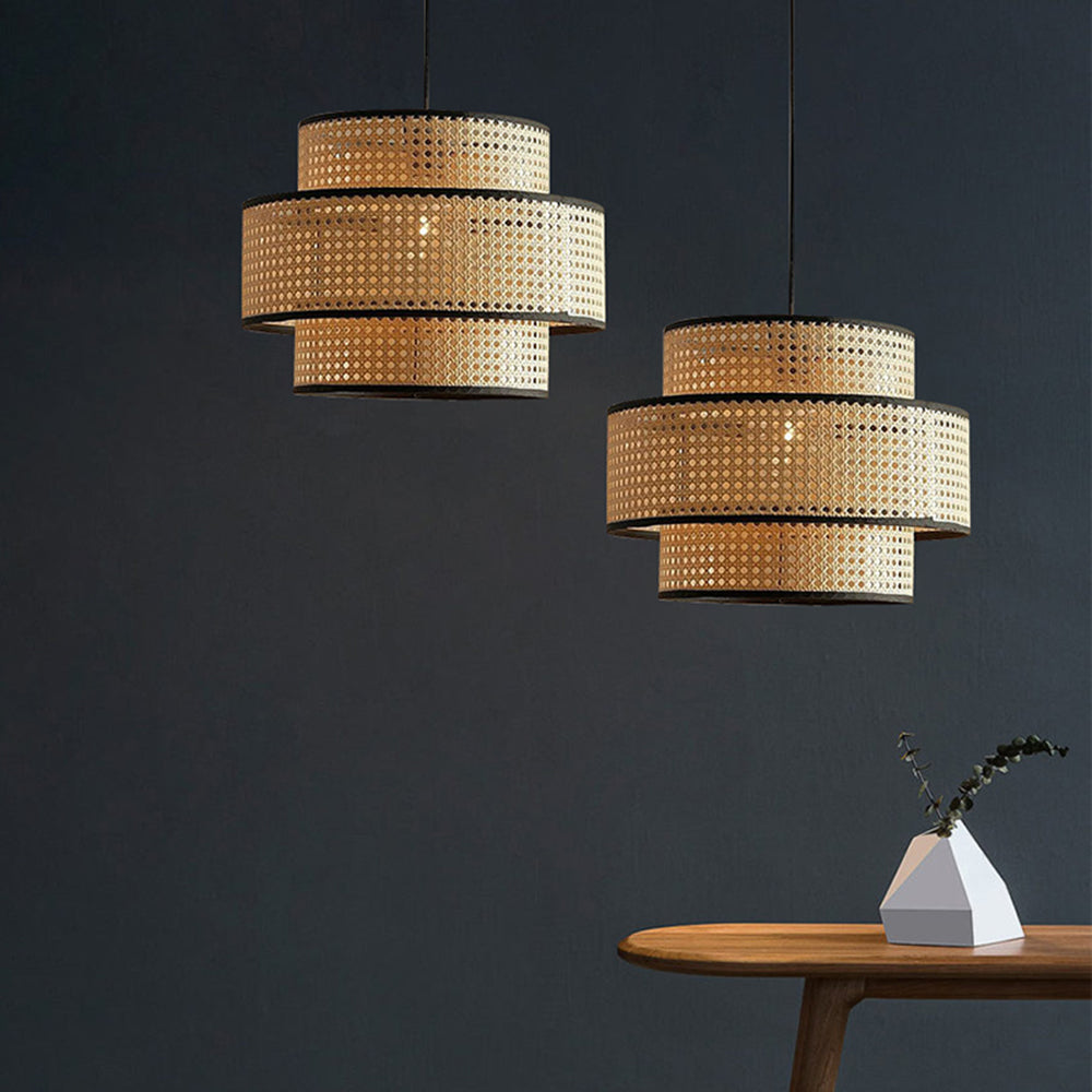 Ritta Ronde Retro LED Hanglamp Metaal Acryl Eetkamer Woonkamer