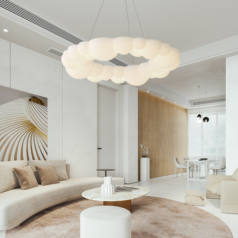 Quinn Design Ronde LED Plafondlamp/Hanglamp Metaal/Acryl Wit Slaap/Woon/Eetkamer
