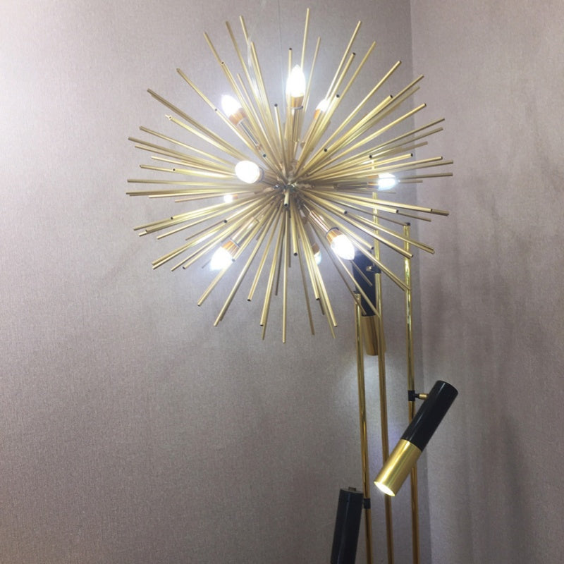 Colon Moderne LED Kroonluchters Goud Metaal Eetkamer/Woonkamer/Bedkamer