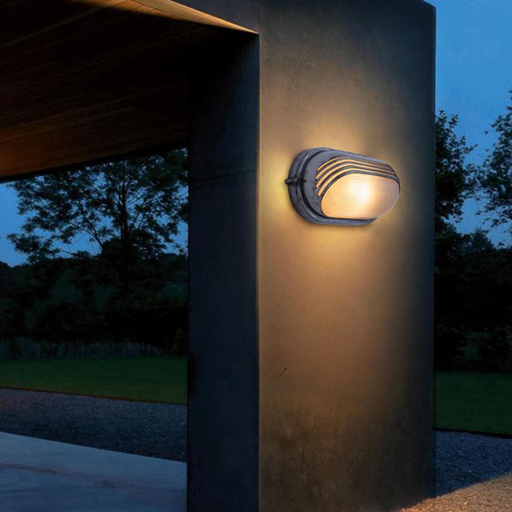 Orr Moderne Design LED Wandlamp Geometrisch  Metaal/Glas Zilver Buiten Binnenplaats/Omheining/Balkon