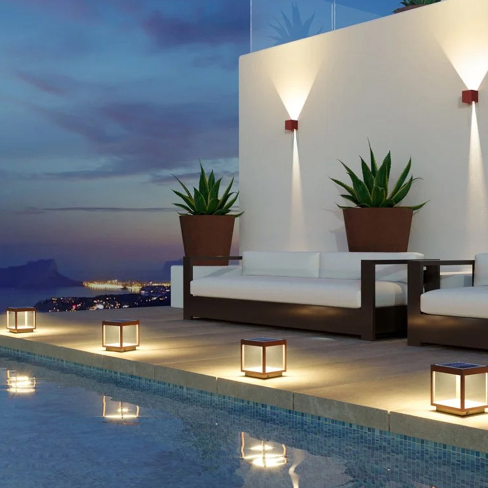 Orr Moderne Design LED Buitenlamp Metaal Zwart Vierkant Buiten