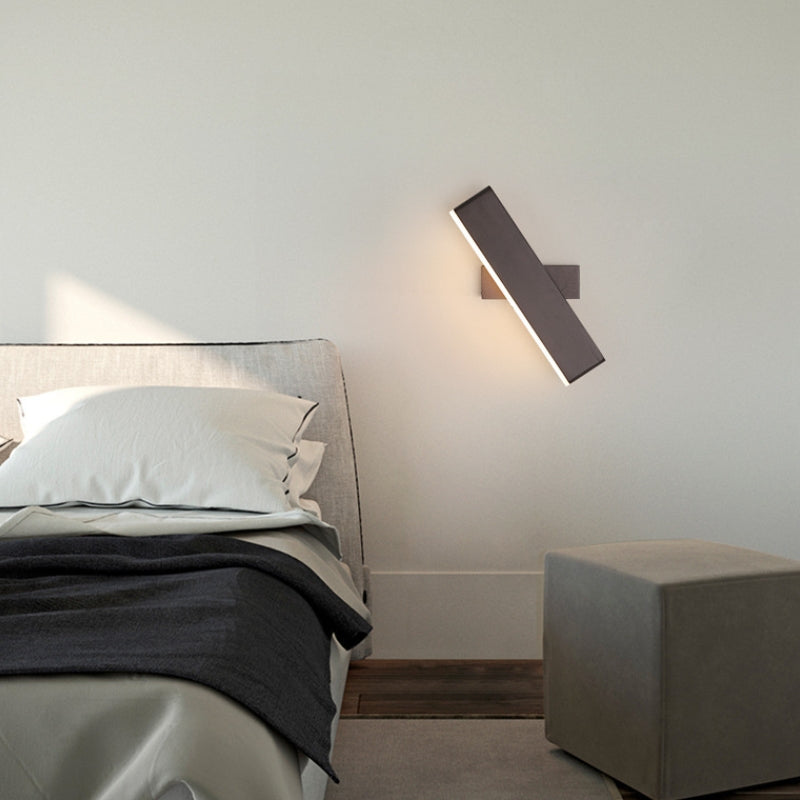 Aqsa Moderne Design LED Wandlampen Gouden Metaal Hout Woonkamer