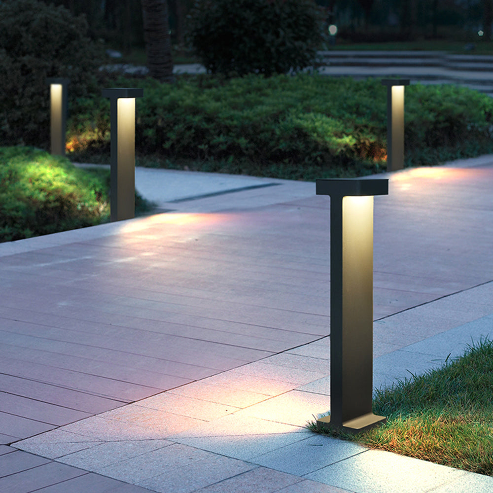Pena Moderne LED Buitenlamp Zwart/Grijs Metaal/Glas Tuin