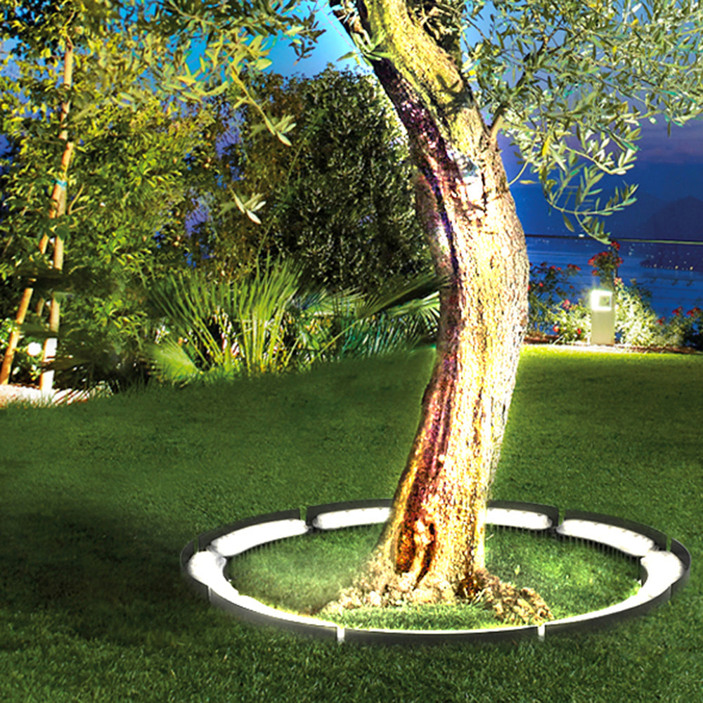 Orr Moderne Design LED Buitenlamp Metaal Glas Zwart Tuin