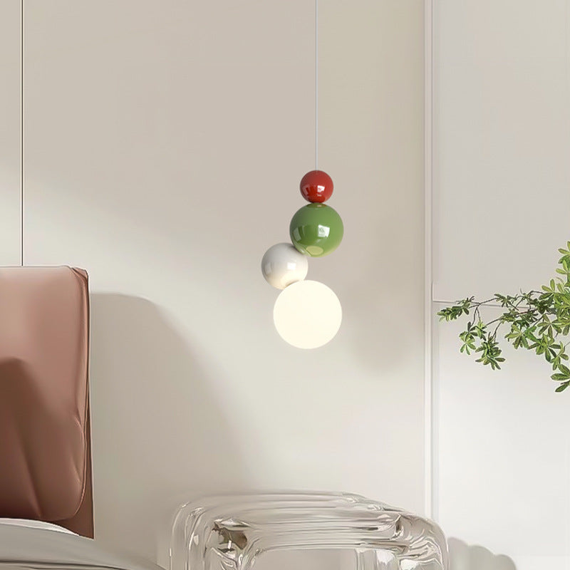 Valentina Retro Modern LED Hanglampen Wit Metaal Slaapkamer Woonkamer
