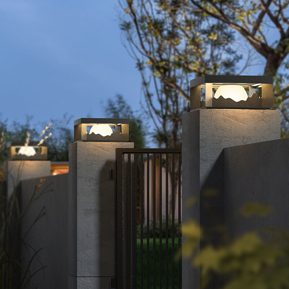 Riley Moderne LED Buitenlamp Zwart Metaal/Acryl Stoeprand/Balkon