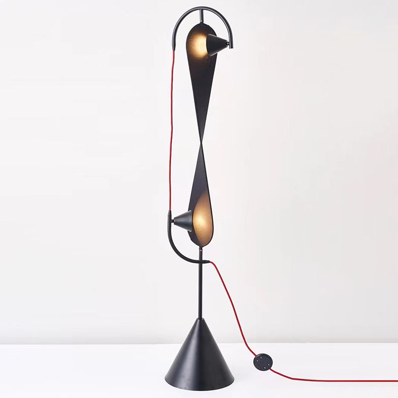 Salgado Moderne Design Minimalistische Geometrische Vloerlamp Metalen Zwart Eetkamer Woonkamer