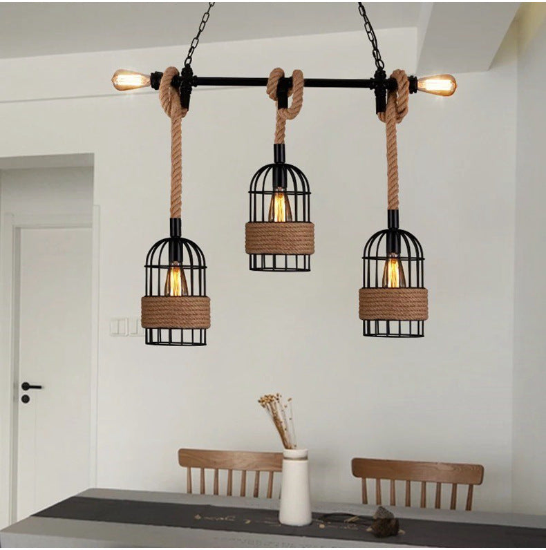 Epoch Retro LED Hanglampen Zwart Metaal Café/Bar/Eetkamer