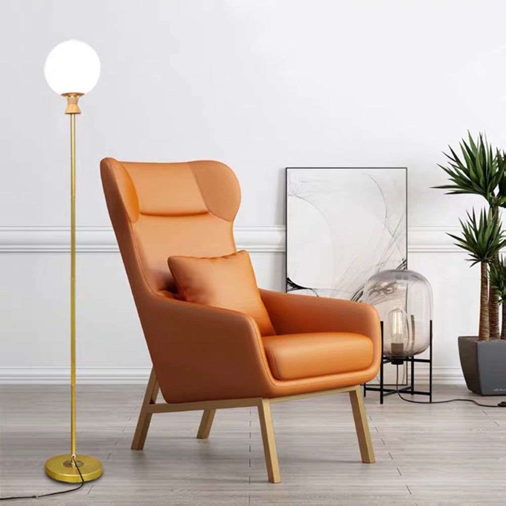 Valentina Moderne Bubble Vloerlamp Goud Glas Metaal Slaapkamer Woonkamer