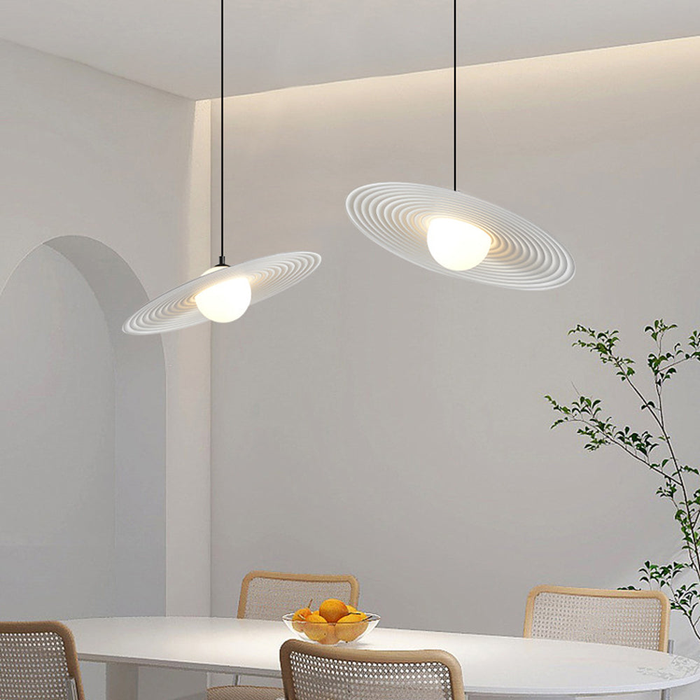 Cairns Moderne Sterren Ring LED Hanglamp Zwart/Wit Metaal Binnen