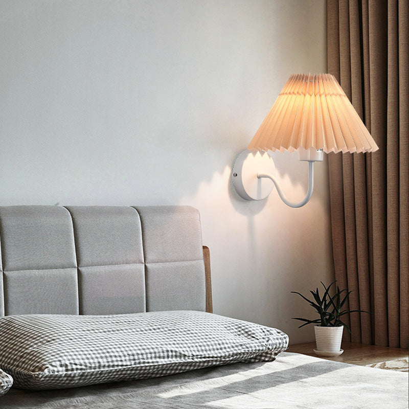 Eryn Scandinavische Vintage Binnen Wandlampen Messing/Zwart Metaal Slaapkamer