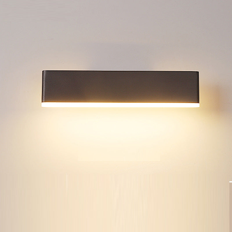 Aqsa Moderne Design LED Wandlampen Gouden Metaal Hout Woonkamer