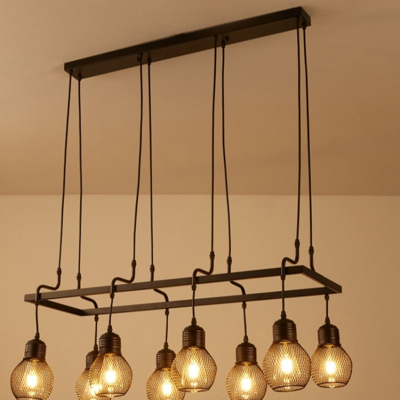 Alessio Vintage Lange Multihead Kroonluchters Eetkamer/Bar/Woonkamer