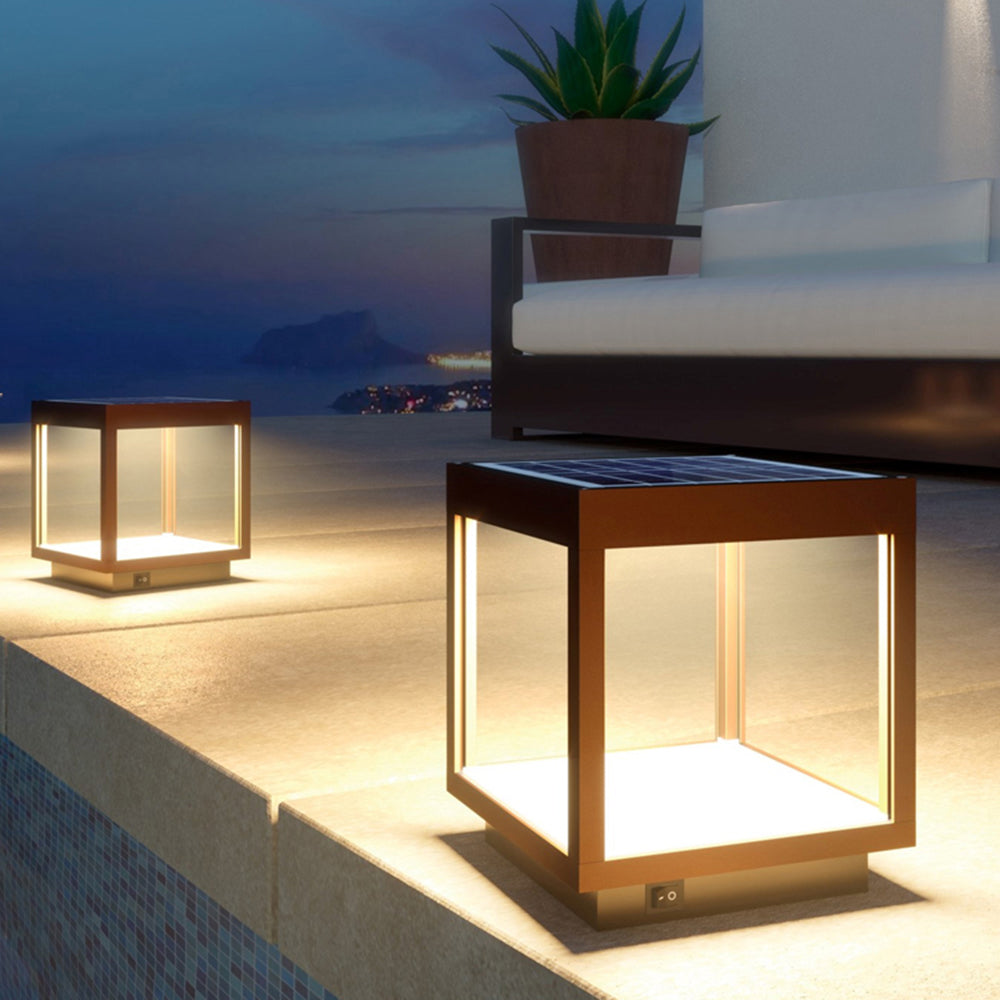 Orr Moderne Design LED Buitenlamp Metaal Zwart Vierkant Buiten