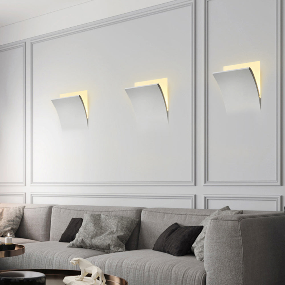 Elif Moderne LED Binnen Wandlamp Wit Metaal Slaapkamer