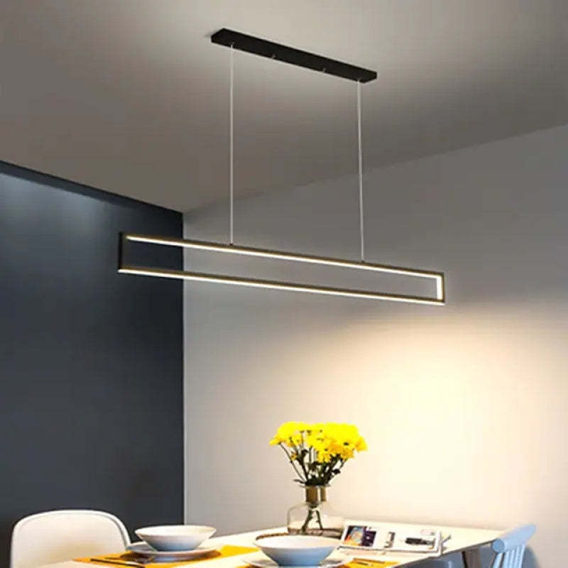 Edge Industriele Design LED Hanglamp Zwart Wit Metaal Eetkamer
