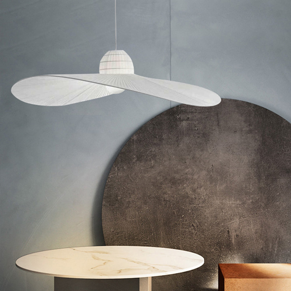 Renée Moderne LED Hanglamp Metaal/Stof Wit/Zwart Slaap/Woon/Eetkamer