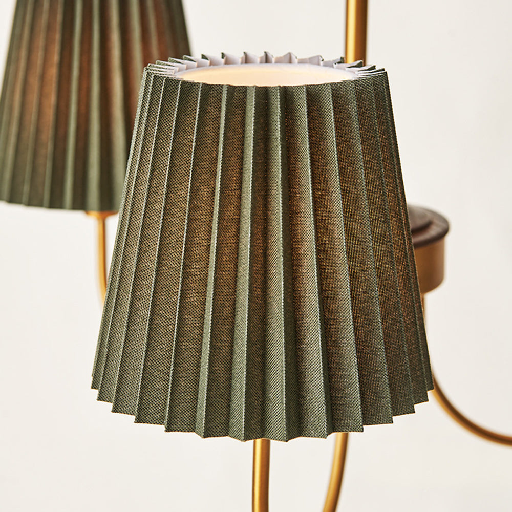 Eryn Moderne Retro Design Kroonluchter Metalen/Stof Kunststoffen Wit/Groen Eetkamer/Woonkamer