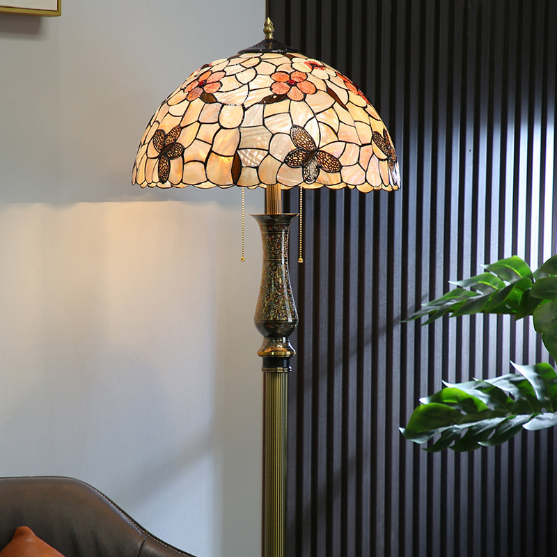 Alessio Vintage Vlinder Metalen LED Vloerlamp, Woonkamer/Slaapkamer