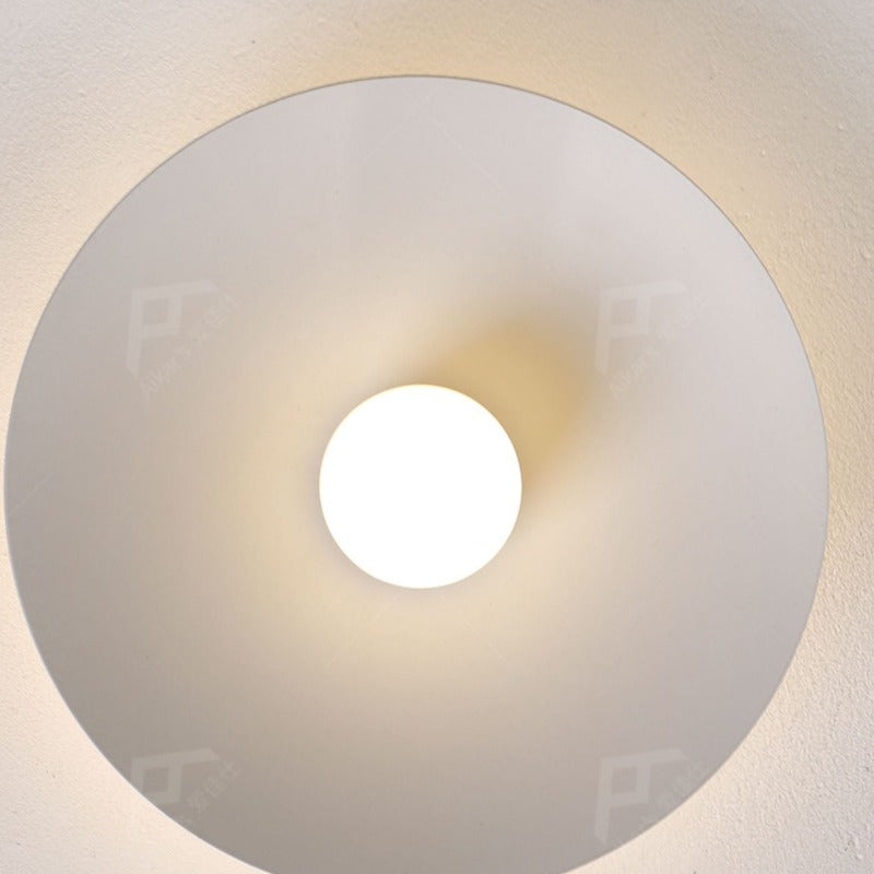 Bella Moderne LED Plafondlamp Wit Rood Metaal Acryl Woonkamer
