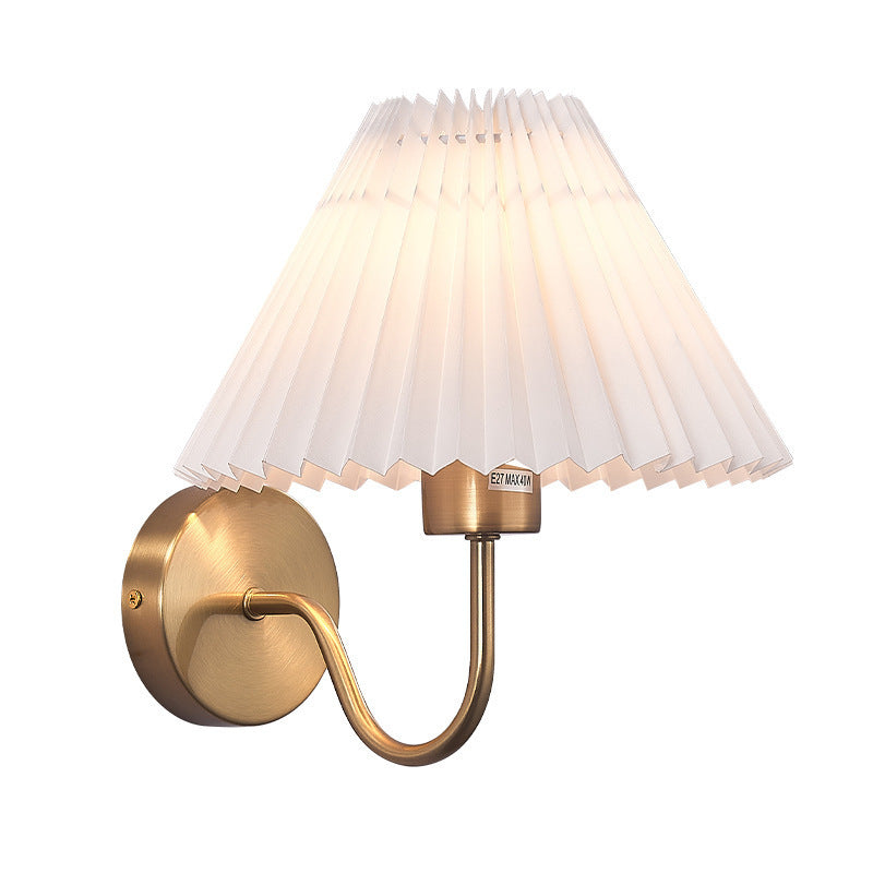 Eryn Scandinavische Vintage Binnen Wandlampen Messing/Zwart Metaal Slaapkamer