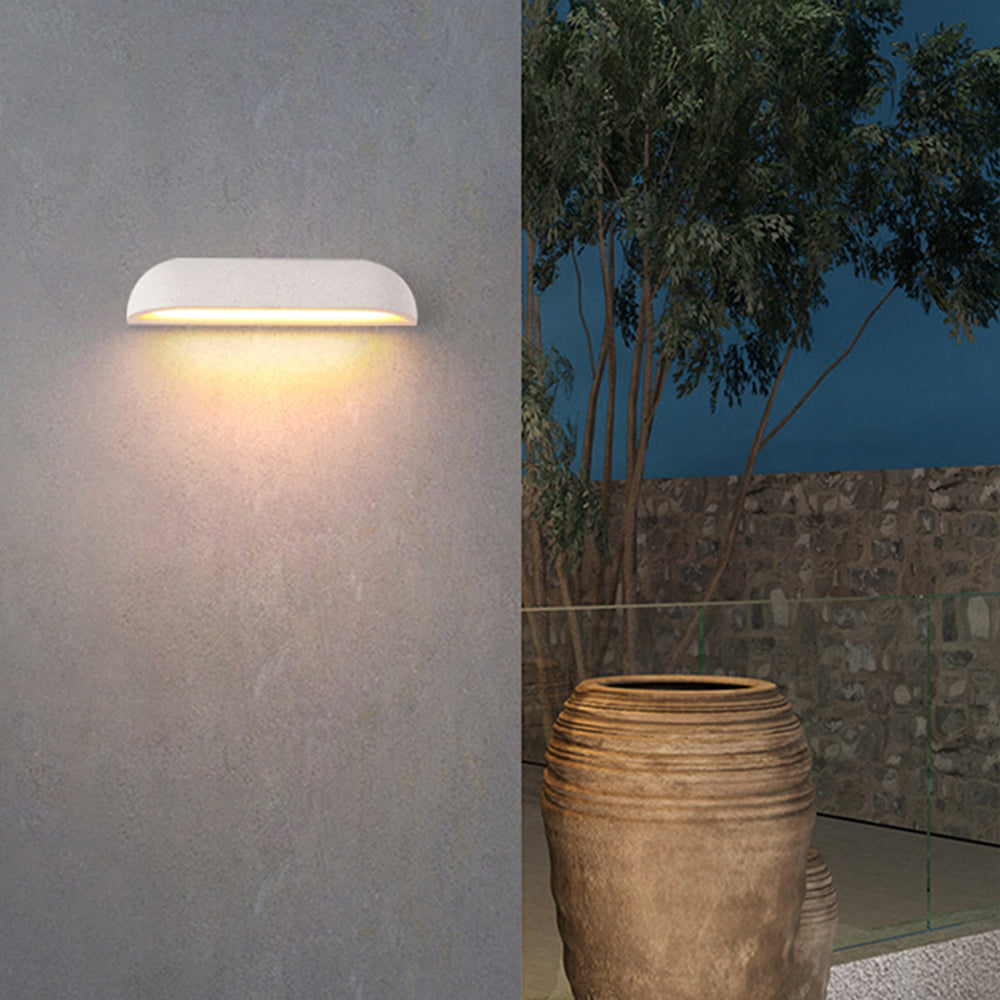 Orr Moderne Design Semi-Elliptisch LED Buitenlamp Metaal Zwart/Wit Buiten