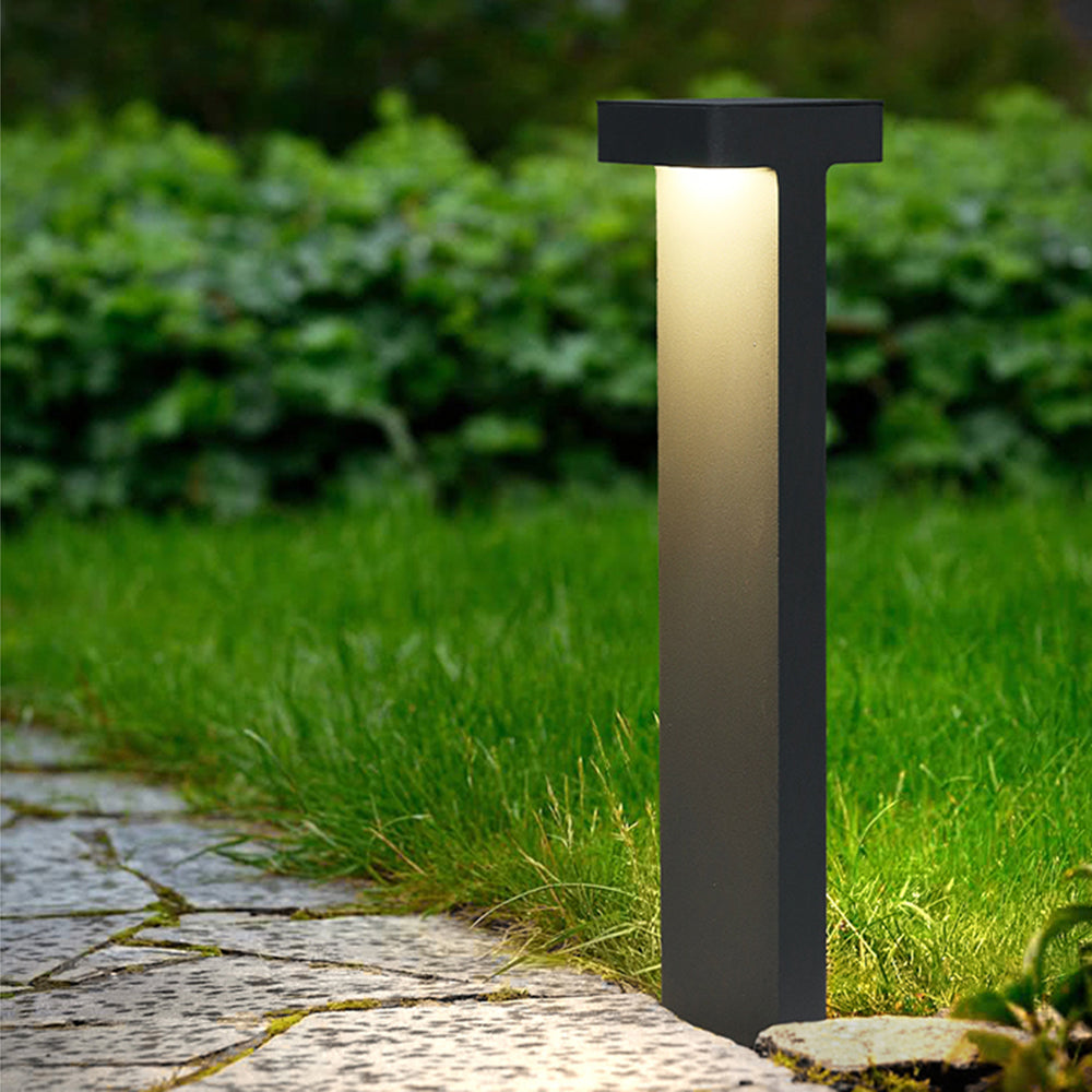 Pena Moderne LED Buitenlamp Zwart/Grijs Metaal/Glas Tuin