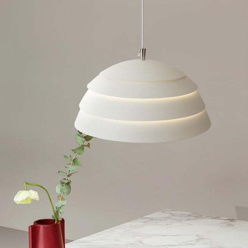 Nazifa Ronde LED Hanglampen Wit Zwart Metaal Eetkamer Slaapkamer