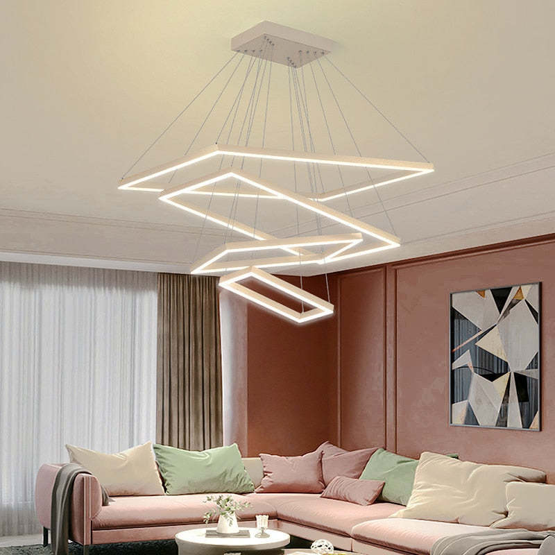 Bouvet Design LED Hanglampen Zwart Wit Metaal Eetkamer Slaapkamer