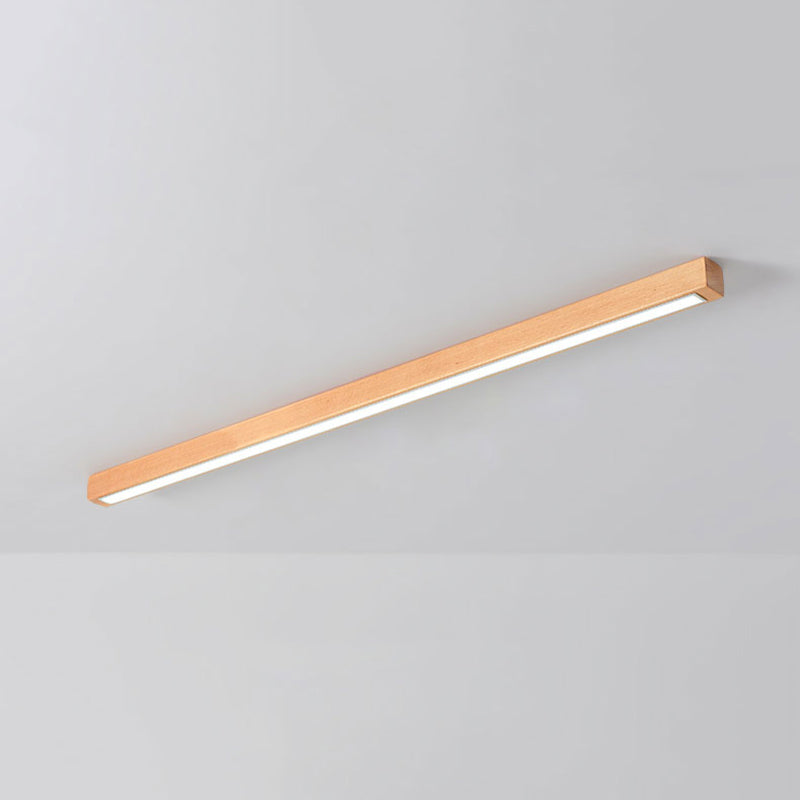 Edge Moderne LED Plafondlampen Houten Metaal Slaapkamer Woonkamer