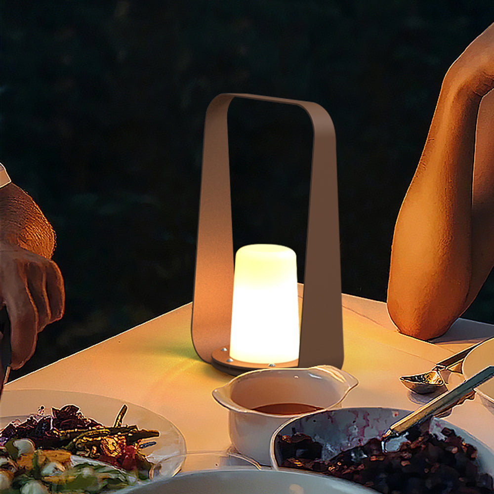 Orr Moderne Design LED Buitenlamp Metaal Grijs/Coffe Buiten