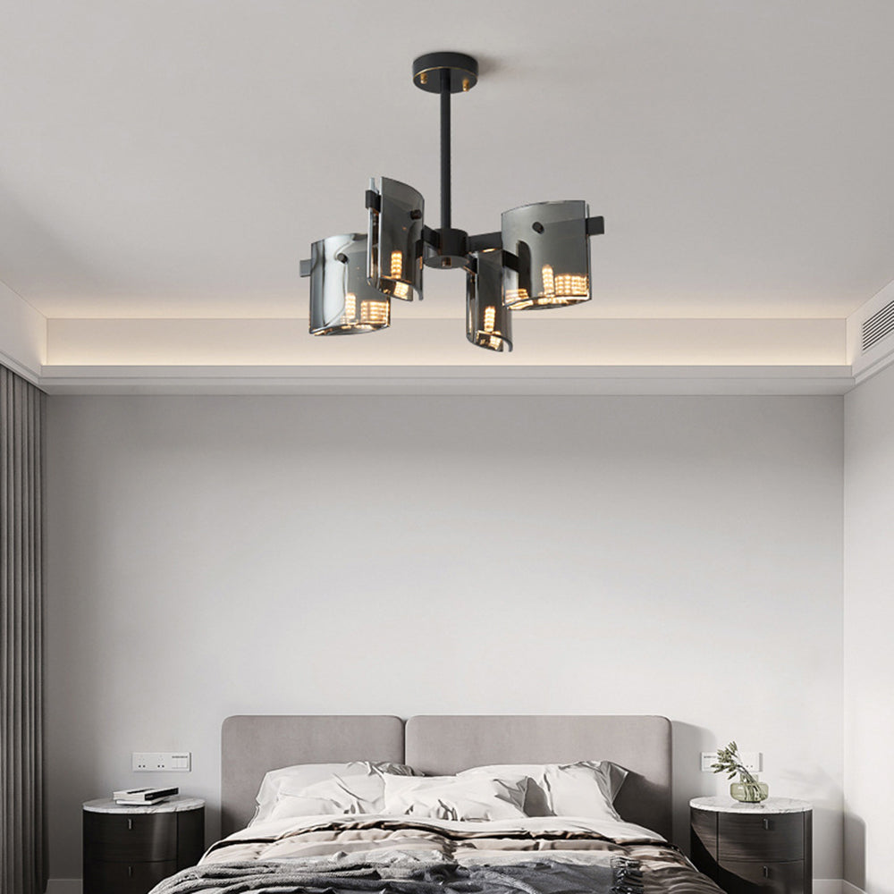 Evette Moderne Design LED Minimalistische Metaal Hanglamp Met Meerdere Koppen Zwart/Goud Slaap/Eetkamer