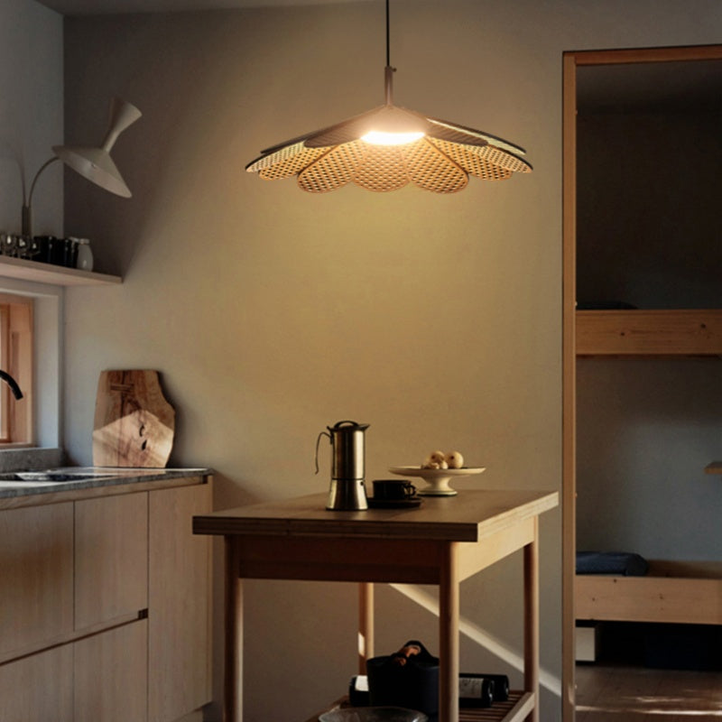 Ritta Vintage LED Hanglampen Walnoot Hout Slaapkamer/Bar/Theekamer