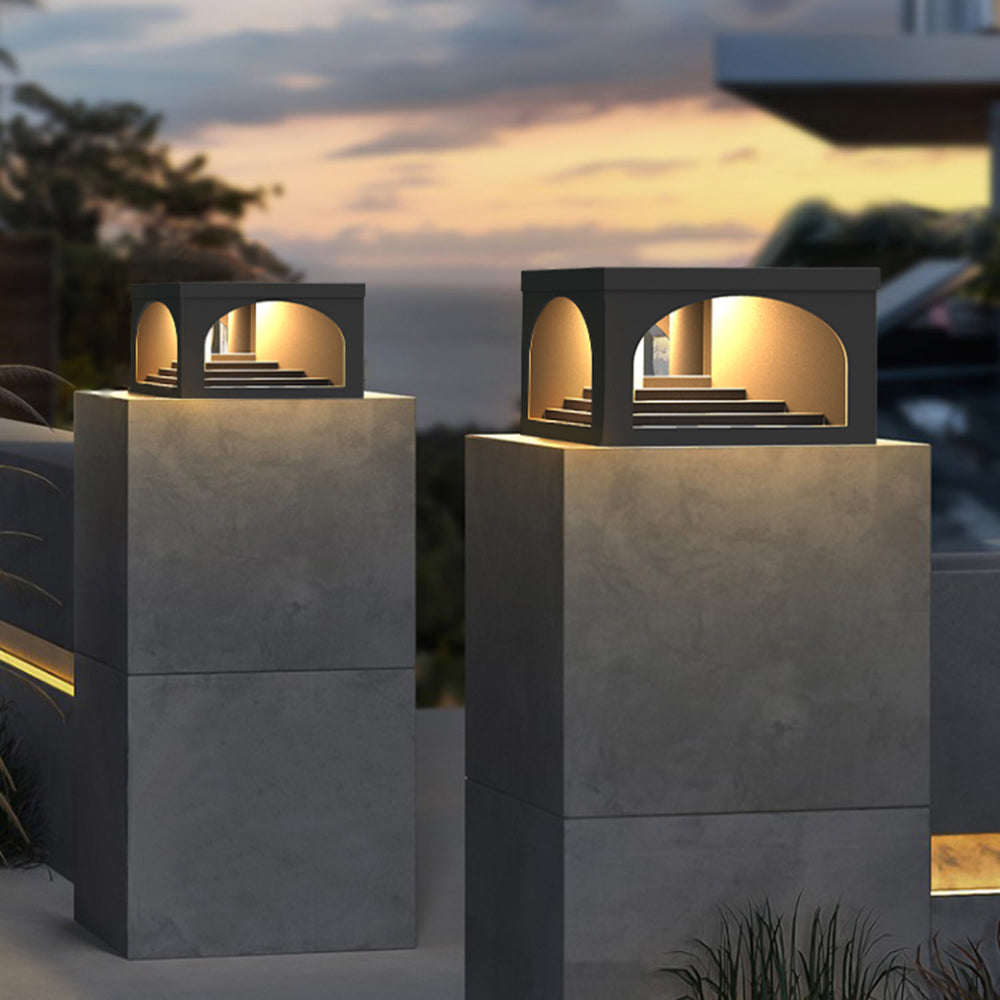 Riley Moderne Design LED Buitenlamp Metaal Zwart Buiten Tuin